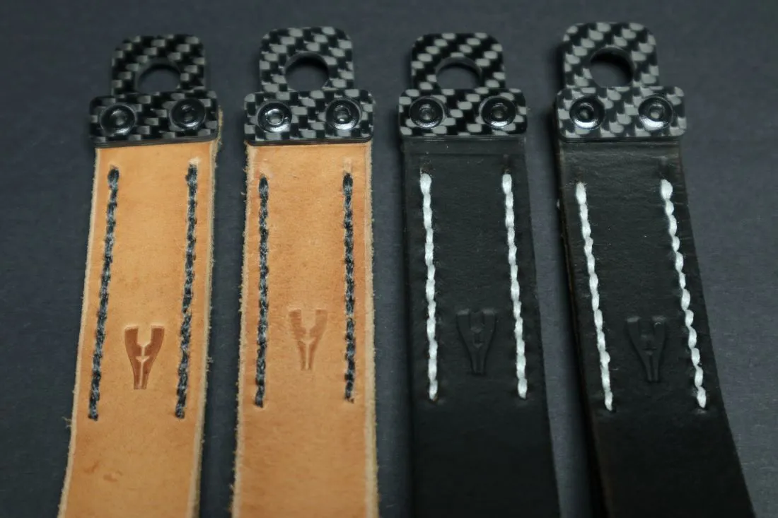 Door pull straps - Leather upgrade