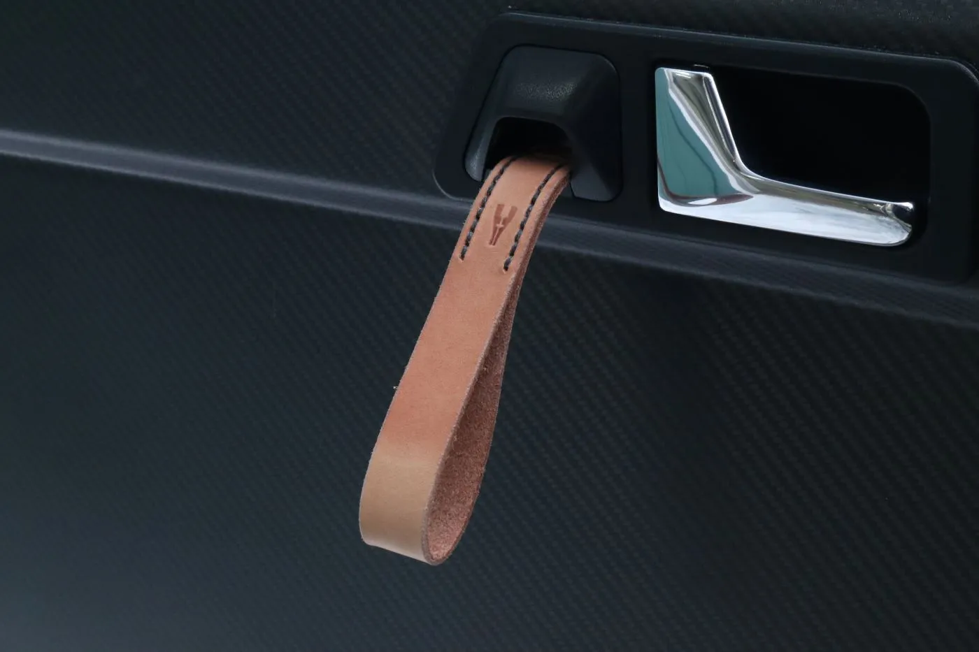 Door pull straps - Leather upgrade