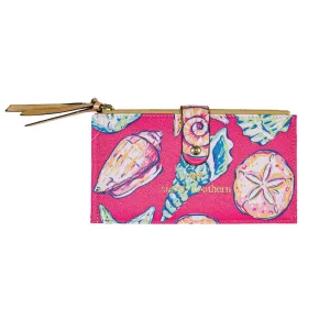 Double Zip Wallet - Shell