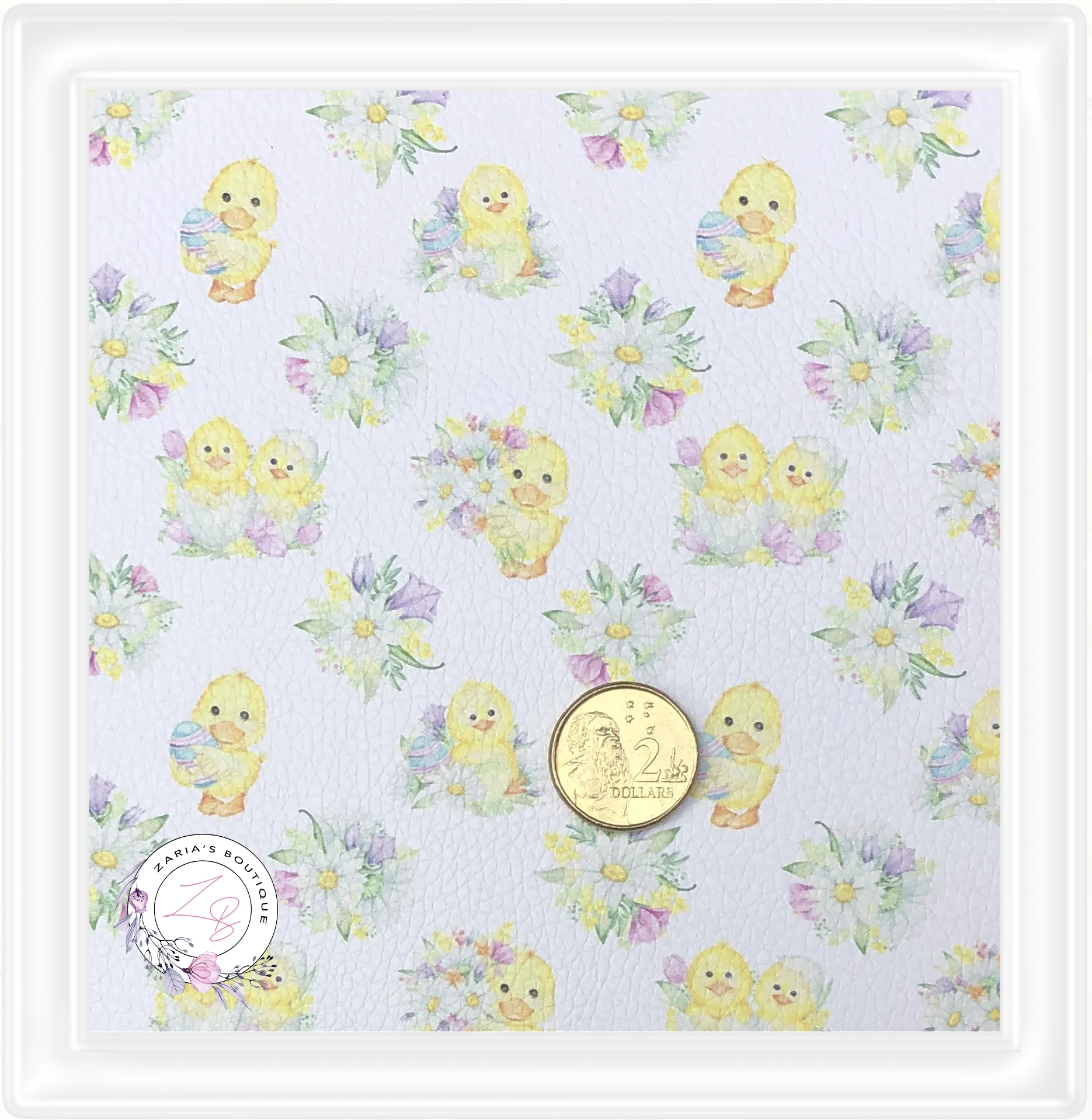 ⋅ Easter Chicks ⋅ Premium Custom Vegan Faux Leather