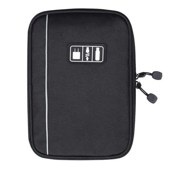 Electronic Accessories Travel Bag Nylon Mens Travel Organizer For Date Line SD Card USB Cable Digital Device Bag