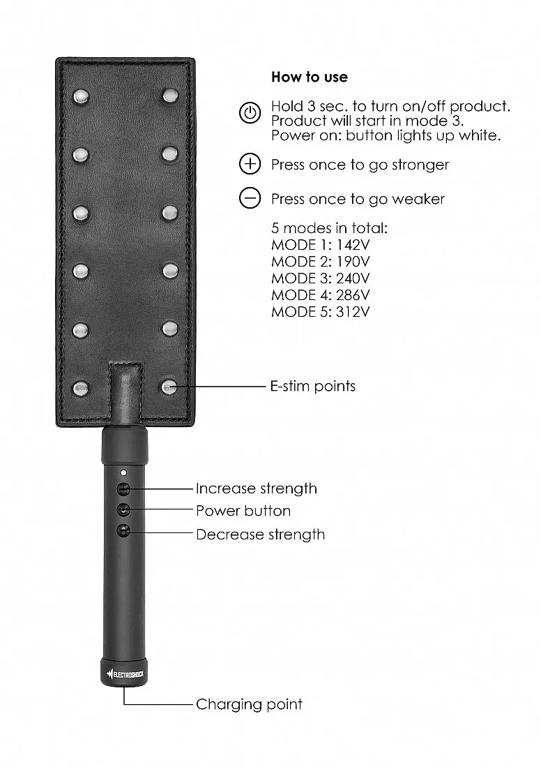 ElectroShock Rechargeable Paddle