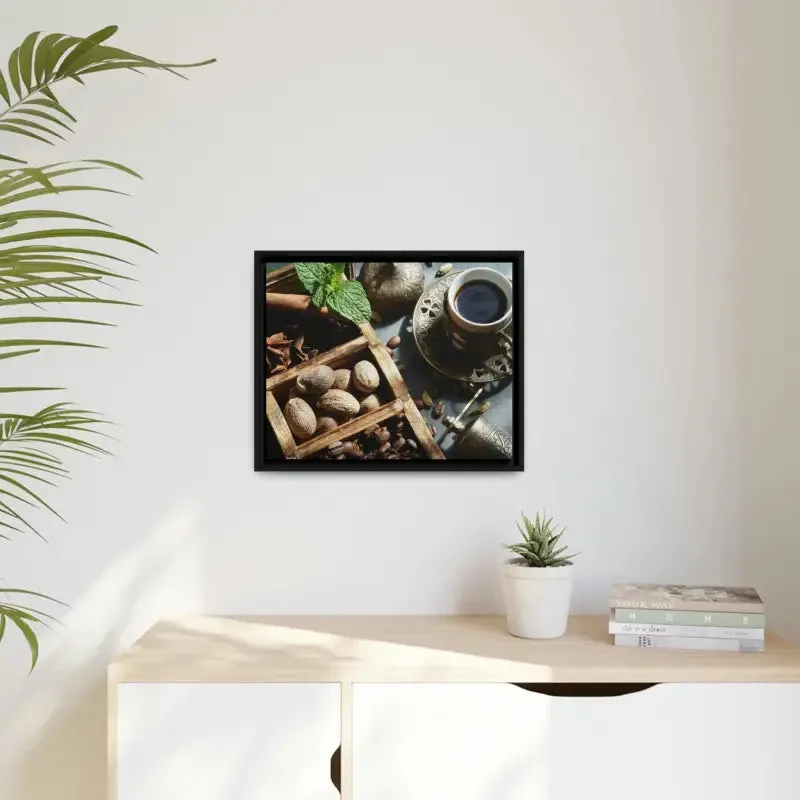 Elevate your Space with Black Coffee Matte Canvas