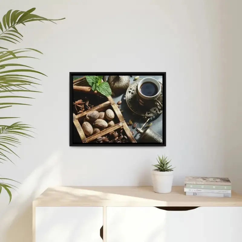 Elevate your Space with Black Coffee Matte Canvas