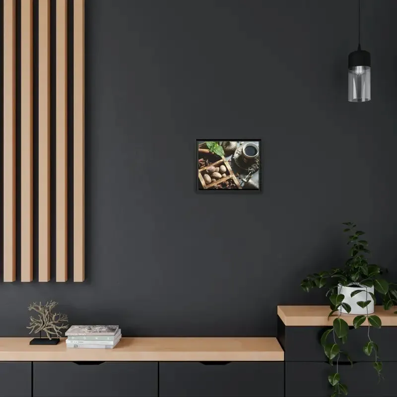 Elevate your Space with Black Coffee Matte Canvas