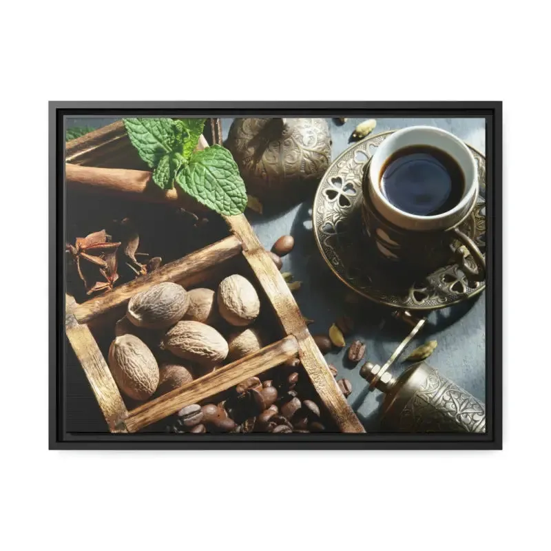 Elevate your Space with Black Coffee Matte Canvas