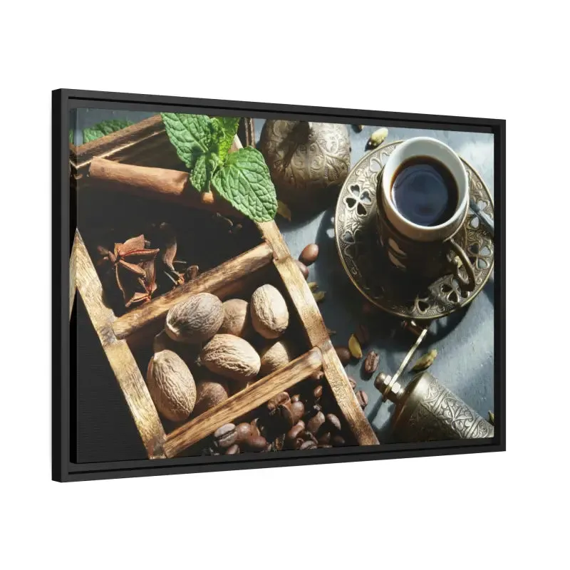 Elevate your Space with Black Coffee Matte Canvas