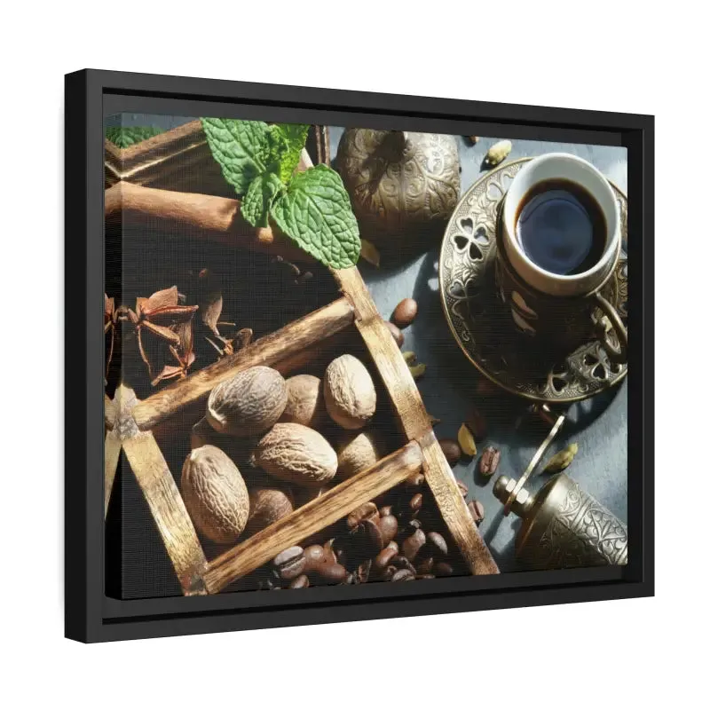 Elevate your Space with Black Coffee Matte Canvas