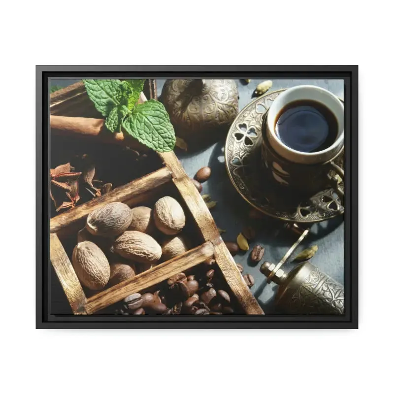 Elevate your Space with Black Coffee Matte Canvas