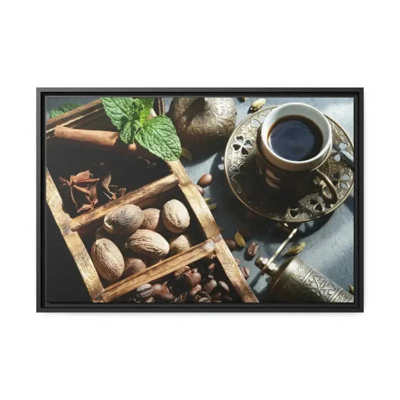 Elevate your Space with Black Coffee Matte Canvas