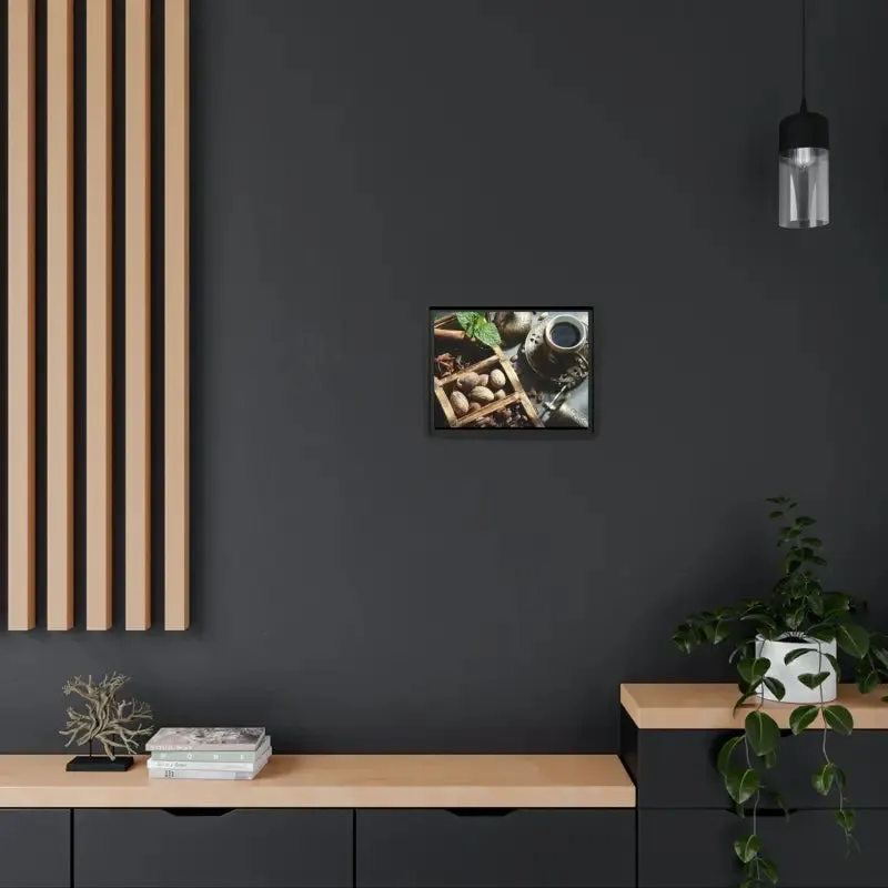 Elevate your Space with Black Coffee Matte Canvas