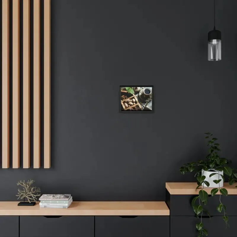 Elevate your Space with Black Coffee Matte Canvas