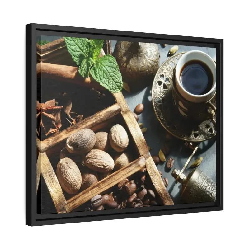 Elevate your Space with Black Coffee Matte Canvas