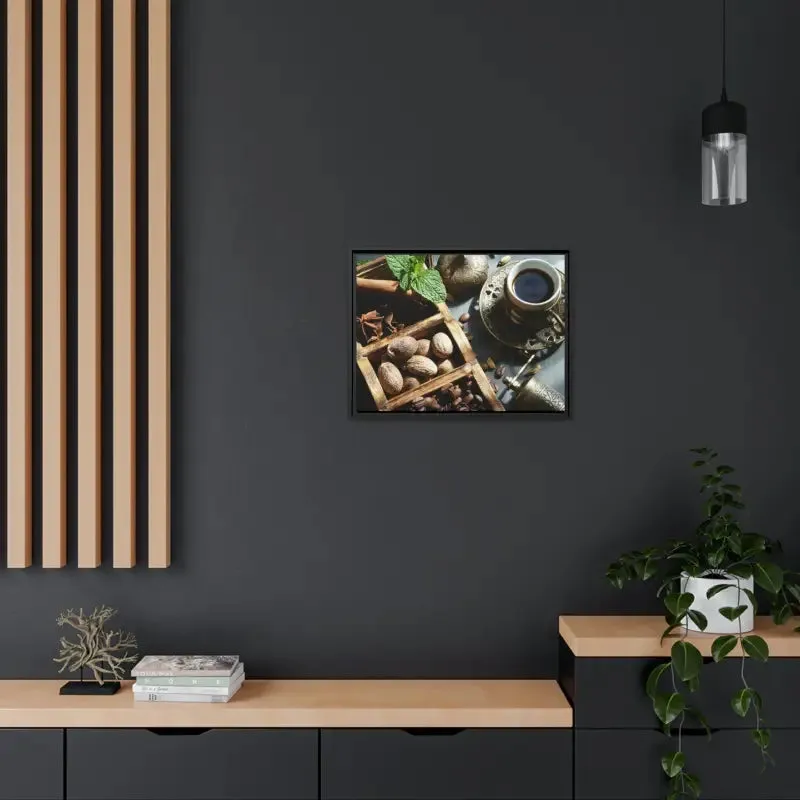 Elevate your Space with Black Coffee Matte Canvas