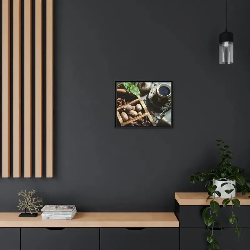 Elevate your Space with Black Coffee Matte Canvas
