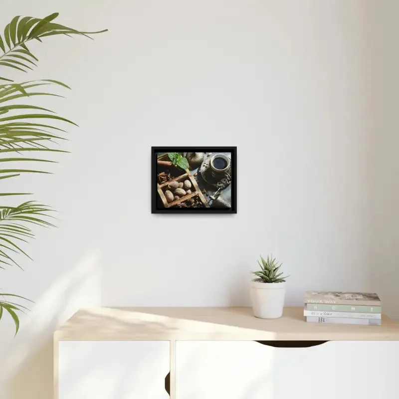 Elevate your Space with Black Coffee Matte Canvas