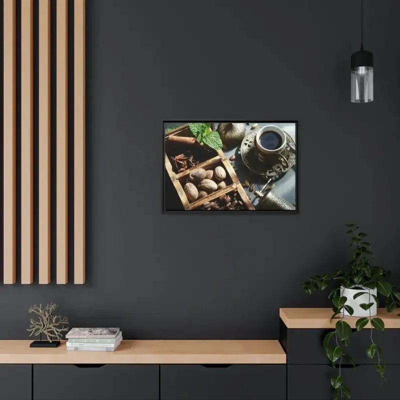 Elevate your Space with Black Coffee Matte Canvas