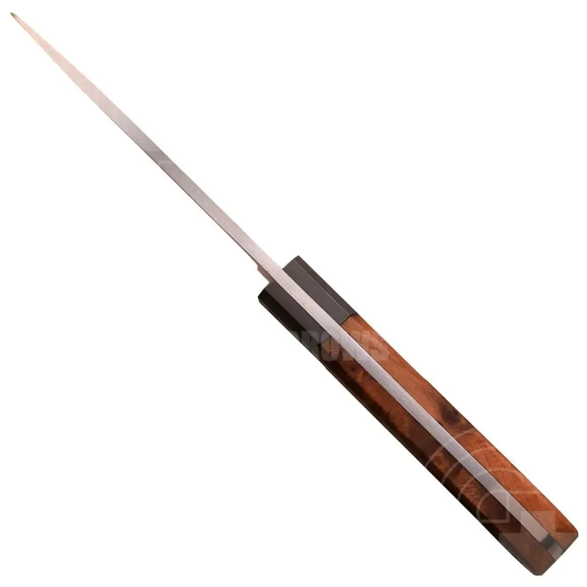 Elk Ridge Burlwood 8" Hunter Fixed Bladed Hunting Knife ER-553BR