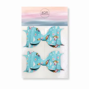 Ella - Cyan Blue Delight