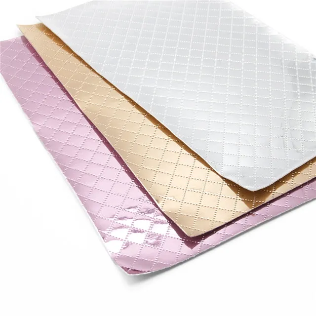Embossed Diamonds ~ Pink ~ Faux Leather ~ 0.7mm