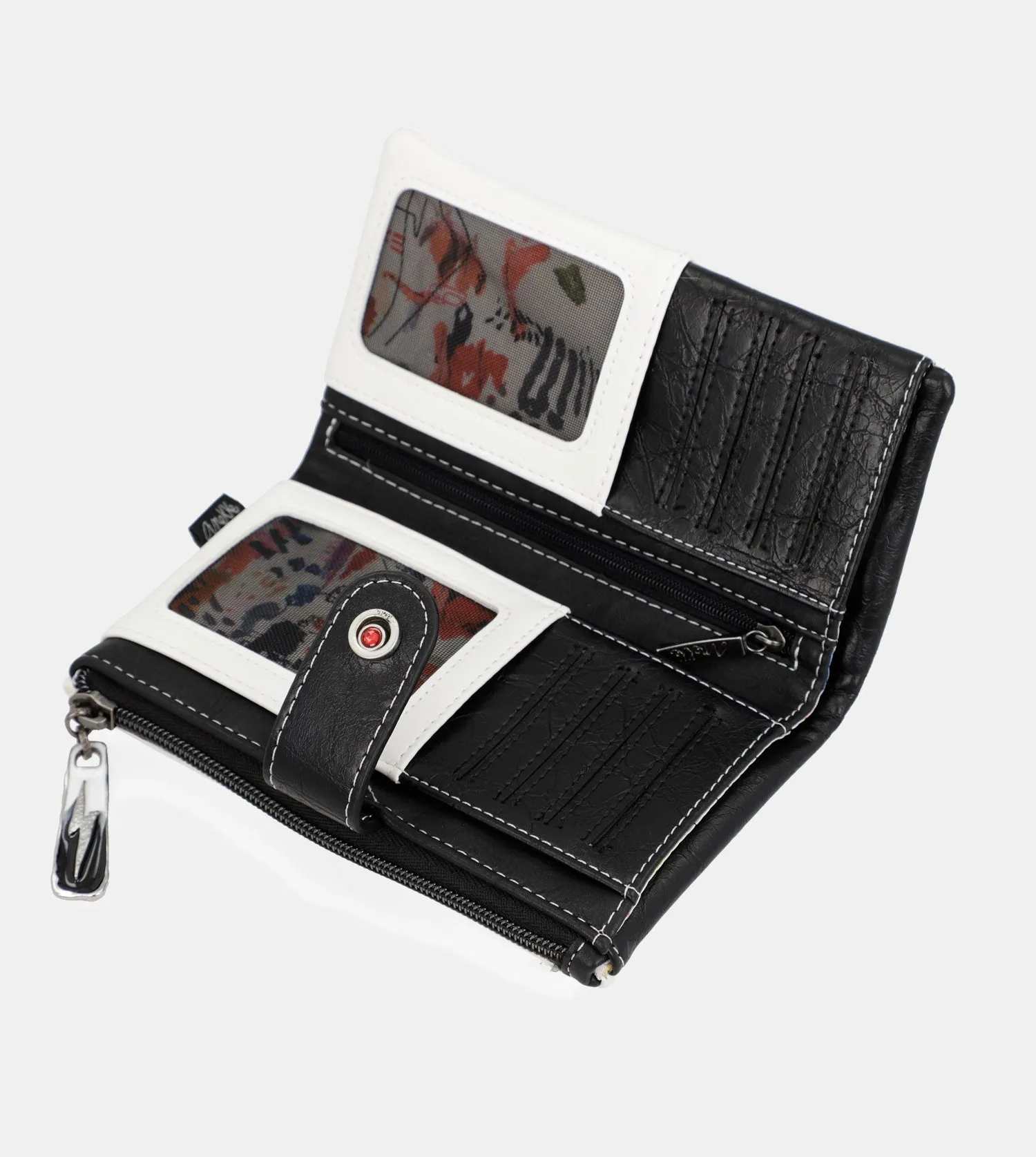 Energy large white wallet