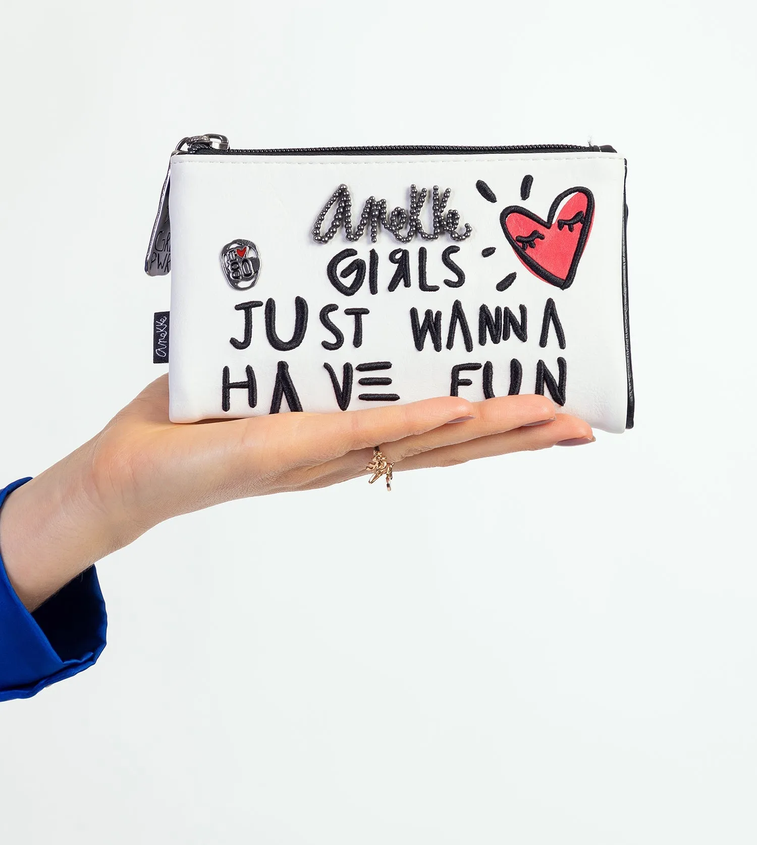 Energy large white wallet
