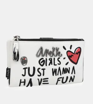 Energy large white wallet