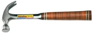 Estwing Claw Hammer, Steel Head, Straight Steel Handle, 13 in, 1 3/4 lb, E3-16C