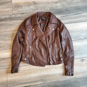 Faux Leather Biker Jacket