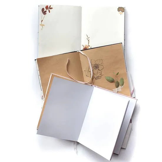 Faux Leather Copper Sketchbook- Pink Shine