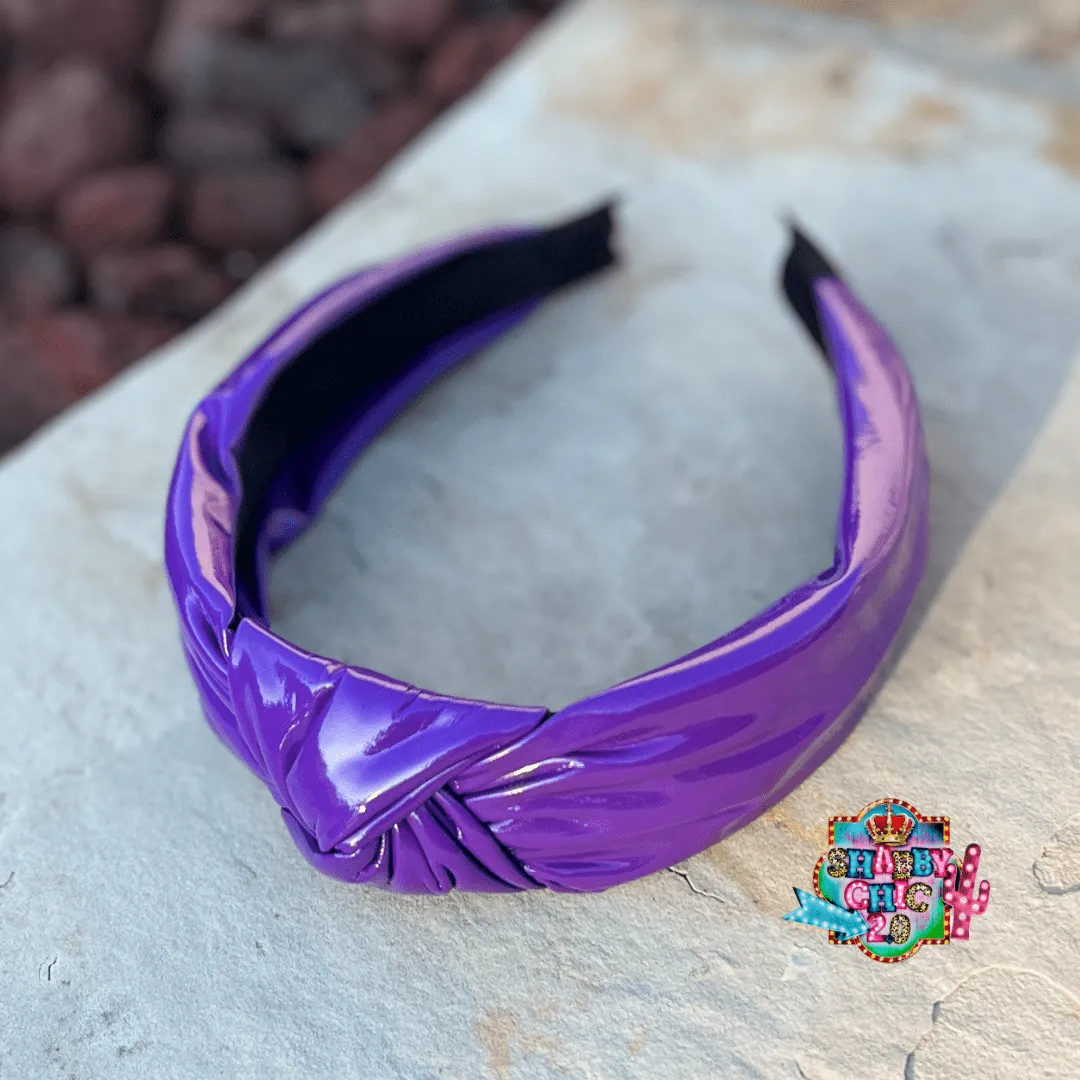 Faux Leather Headbands
