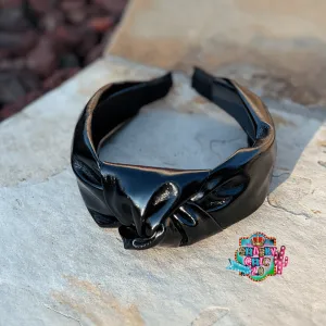Faux Leather Headbands