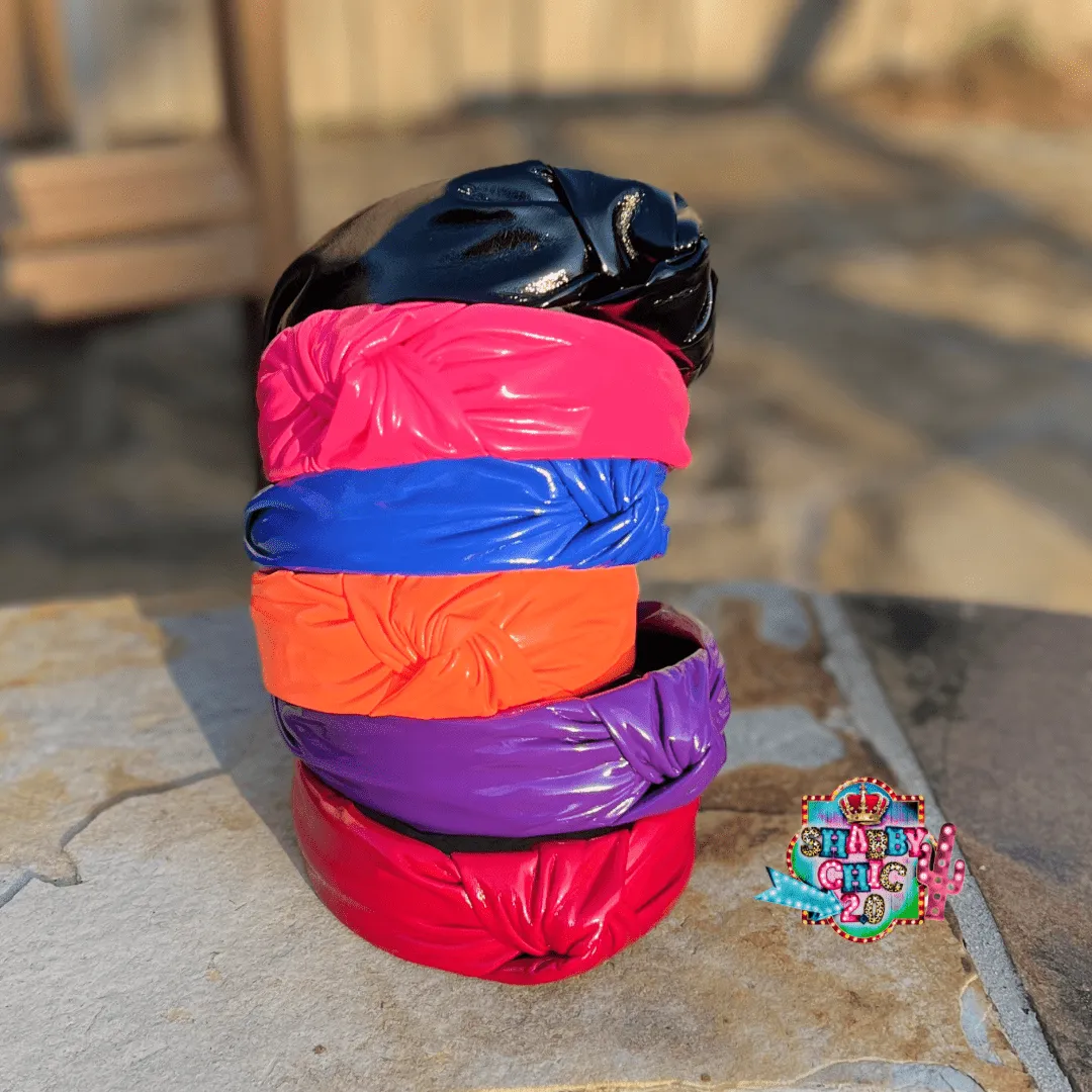 Faux Leather Headbands