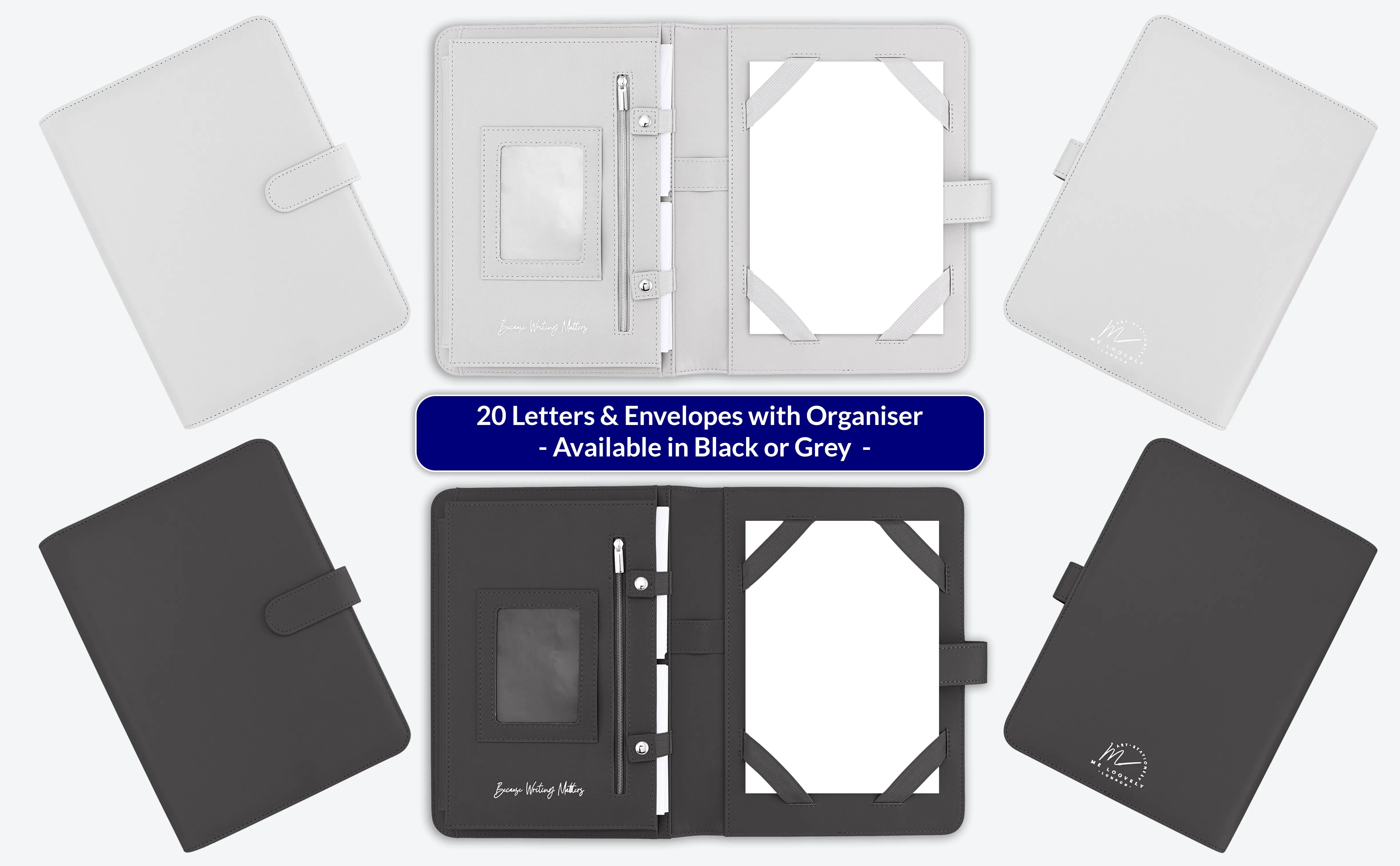 Faux Leather Organiser for Me Loovely A5 Letter Writing Sets