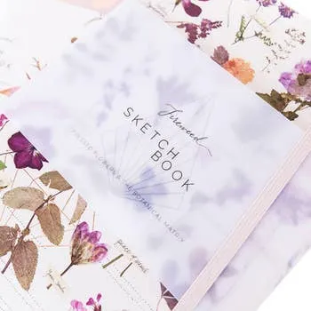 Faux Leather Sketchbook- Love Garden