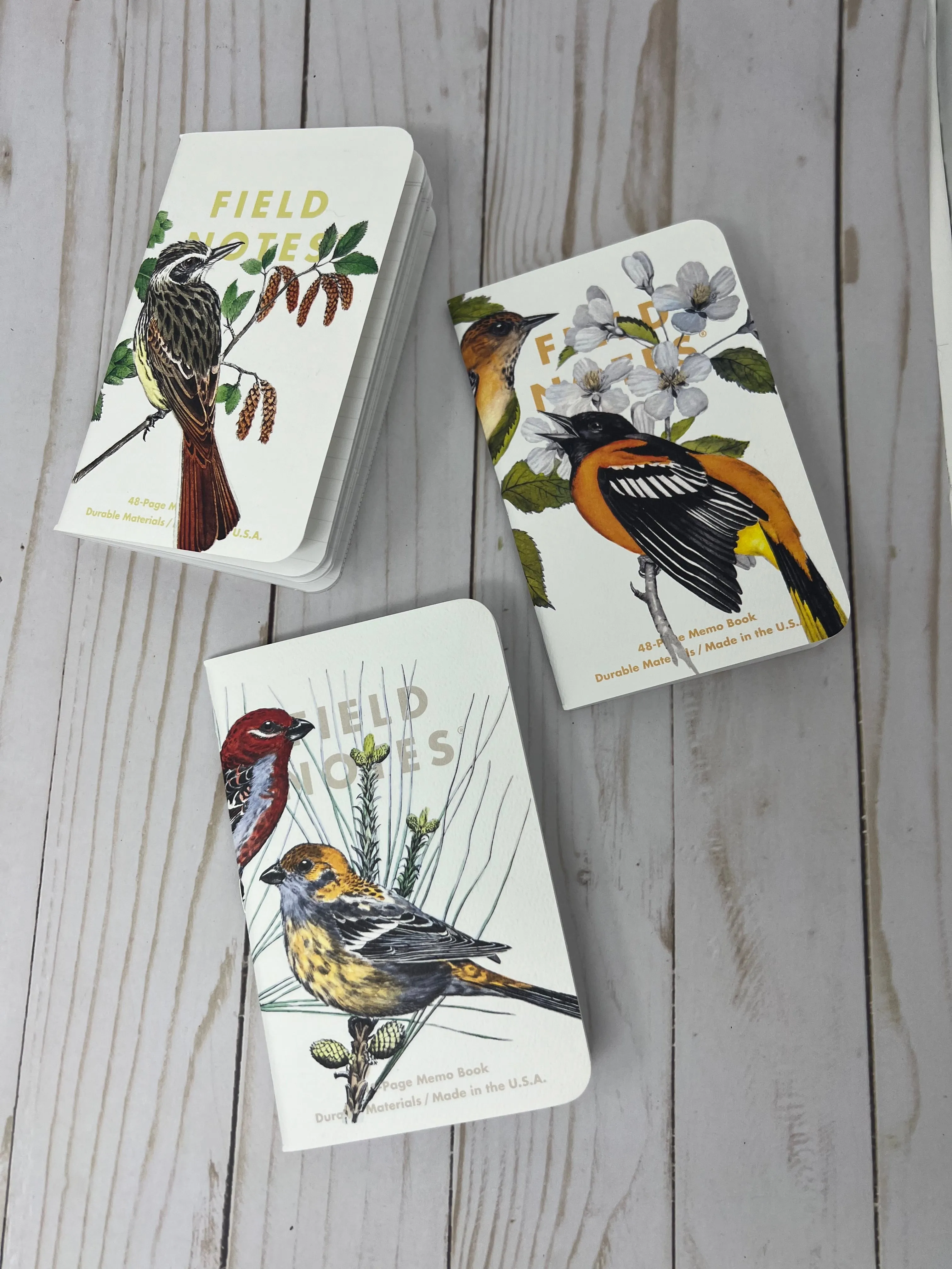 Field Notes “The Birds and Trees of North America” Pack  “B”, set of 3 ruled notebooks