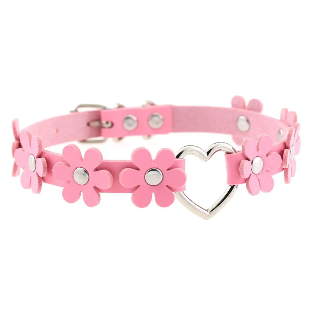 Flower Heart Collar SD01341