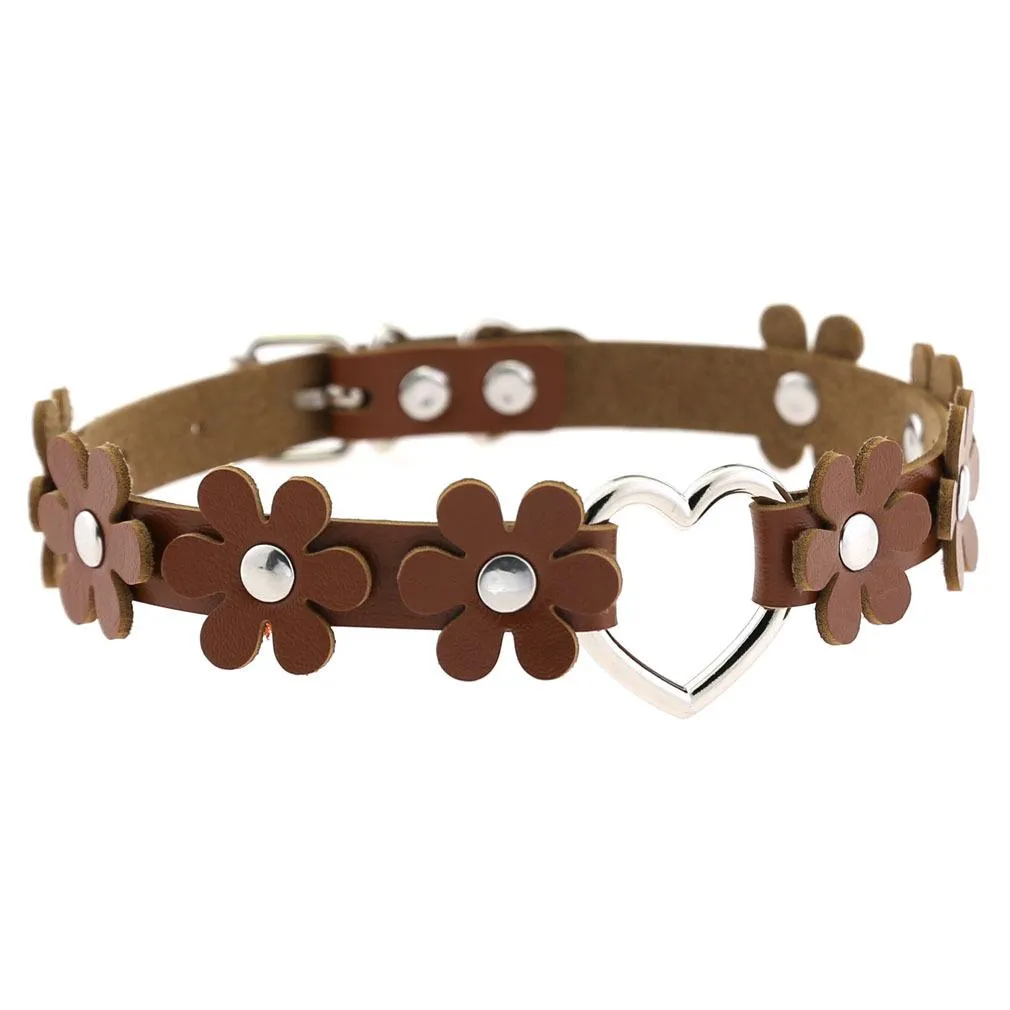 Flower Heart Collar SD01341