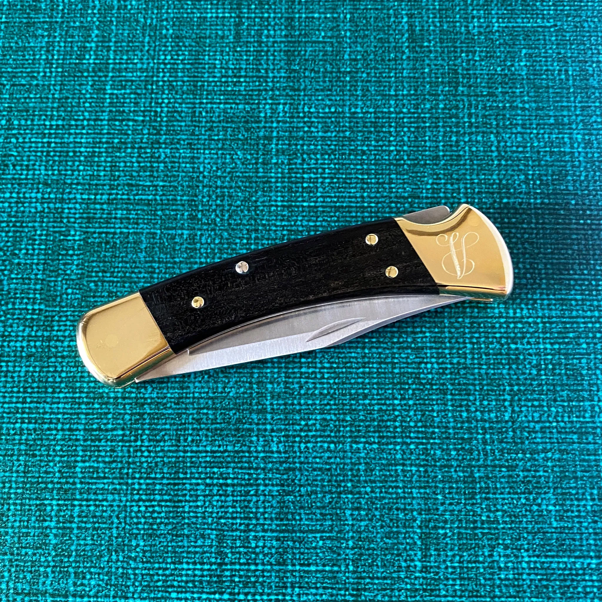 Folding Hunter Knife with Case