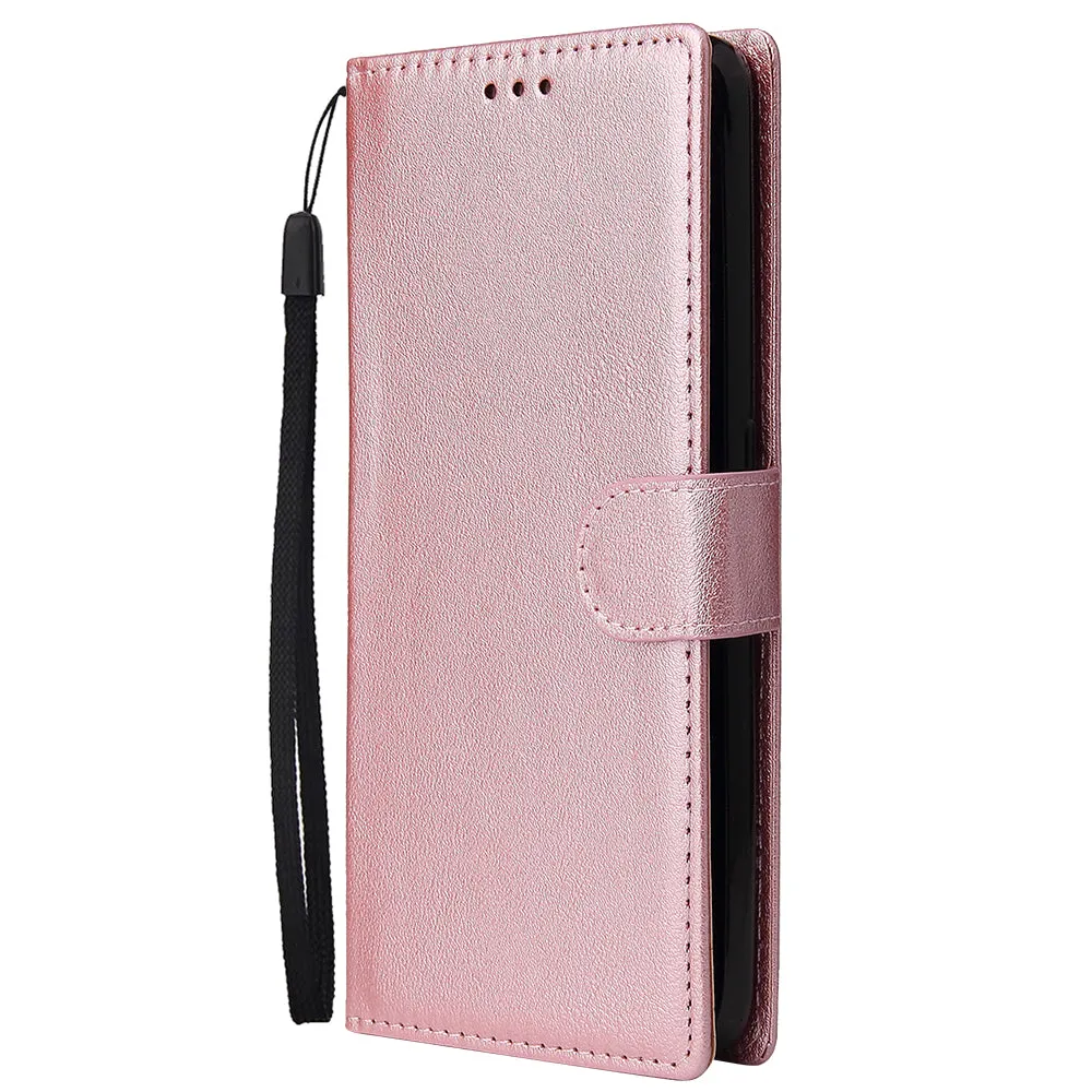For Oppo A9 2020/Reno 2Z Cellphone Shell PU Leather Mobile Phone Cover Stand Available Anti-drop Elegant Smartphone Case Wine red