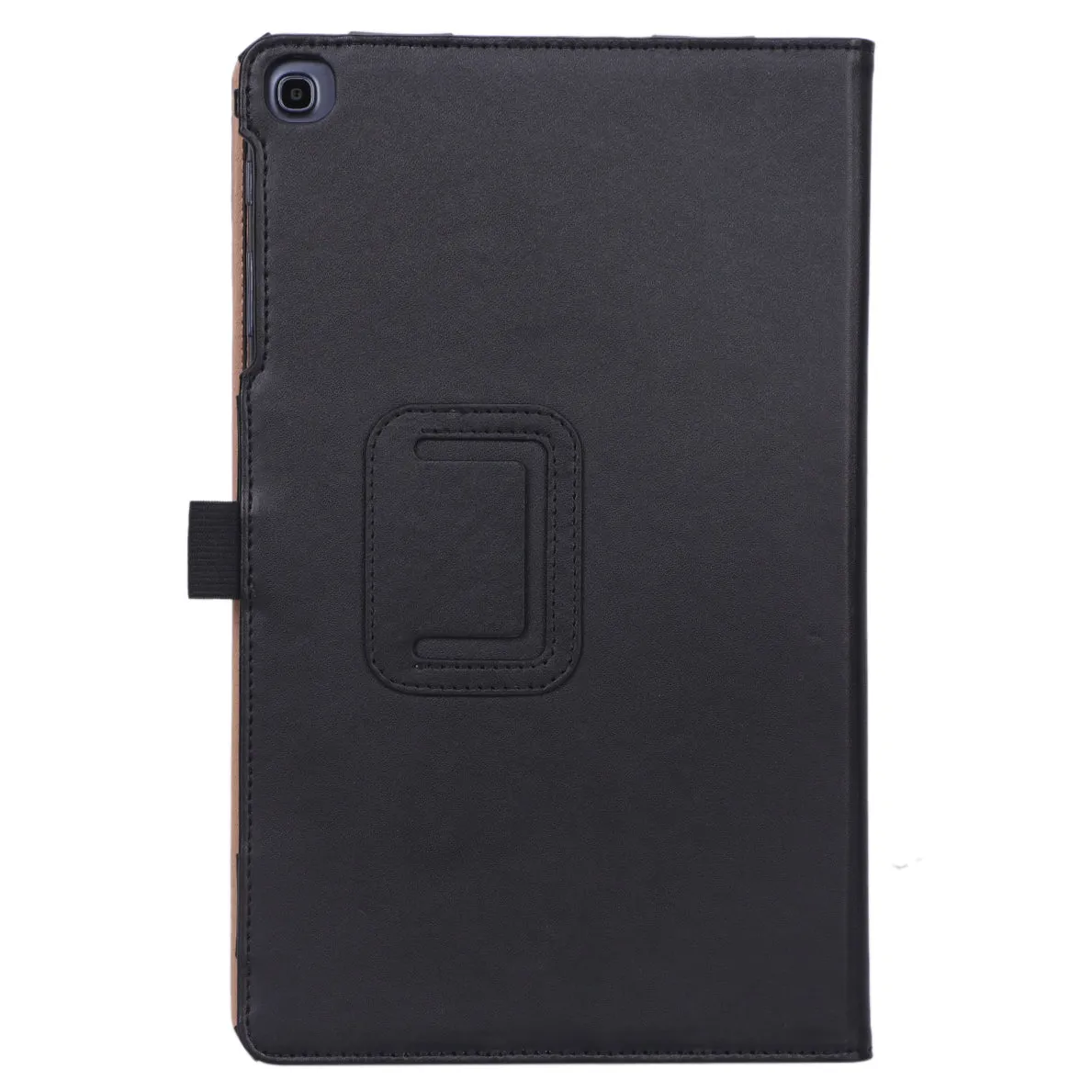 For Samsung TAB A 10.1 T510 T515 2019 Retro PU Leather Protective Hand Support Tablet Case with Card Position Bracket  black_Samsung TAB A 10.1 T510 T515 2019
