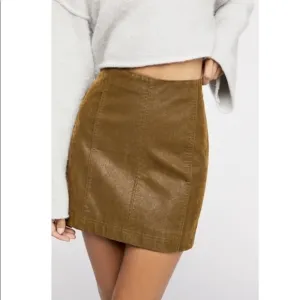Free People Faux Leather Mini Skirt Size 2
