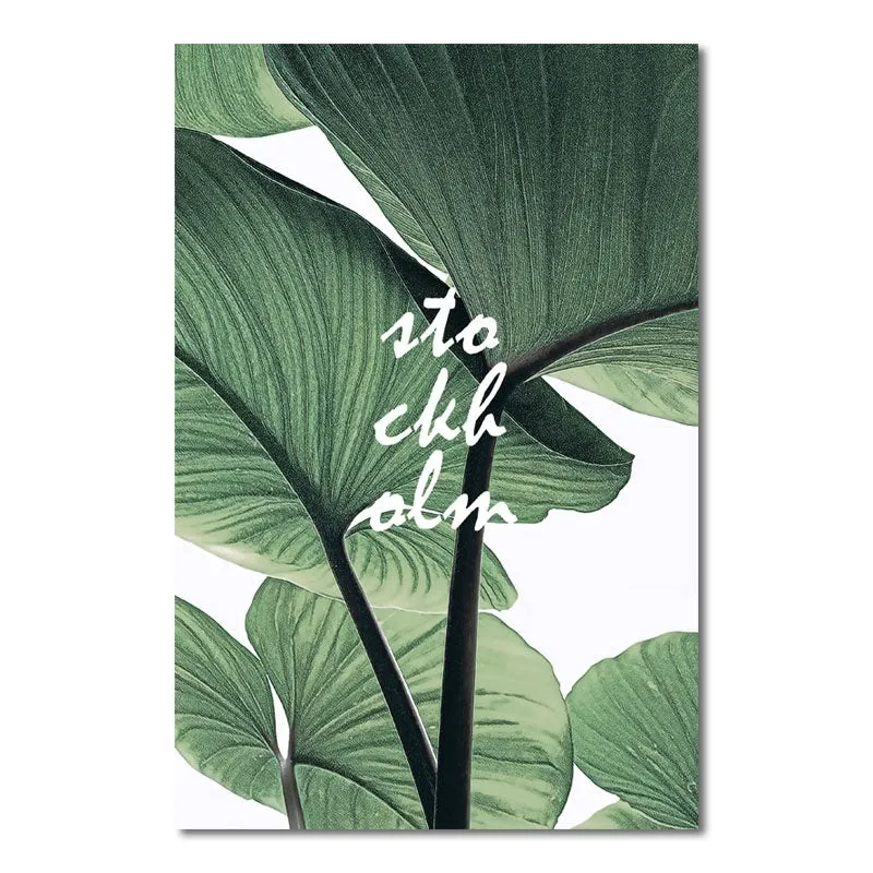 Fresh Green Plant Nordic Wall Art