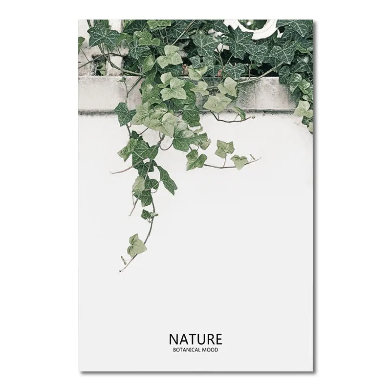 Fresh Green Plant Nordic Wall Art