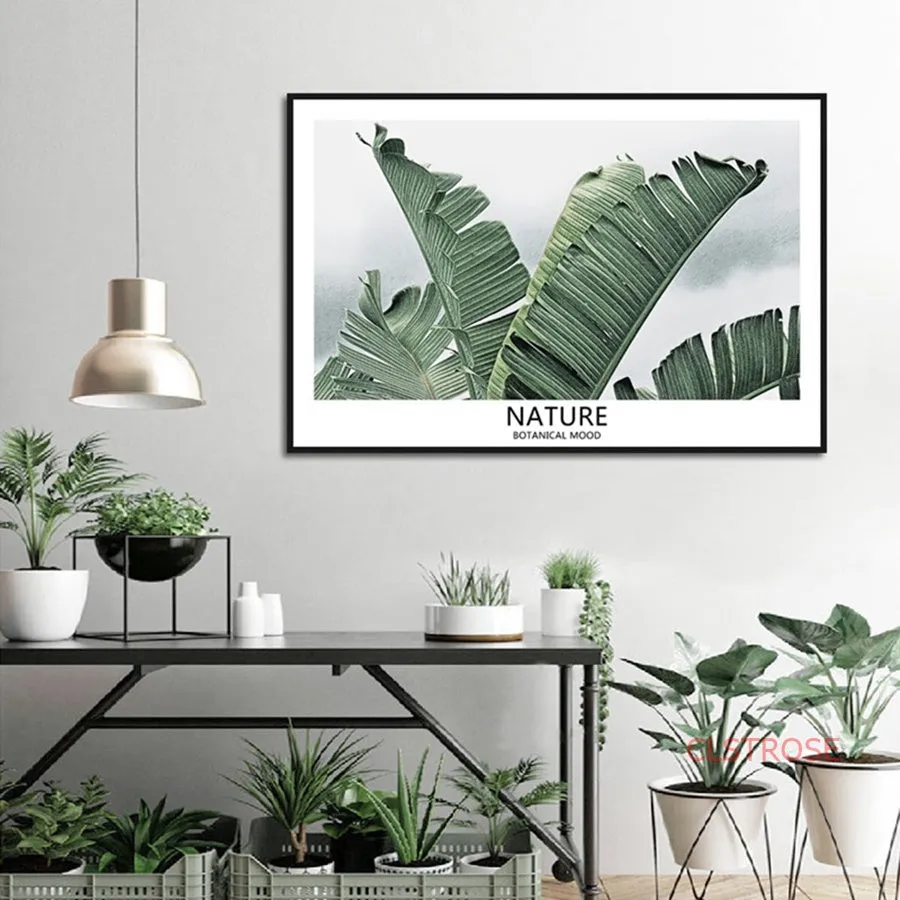 Fresh Green Plant Nordic Wall Art