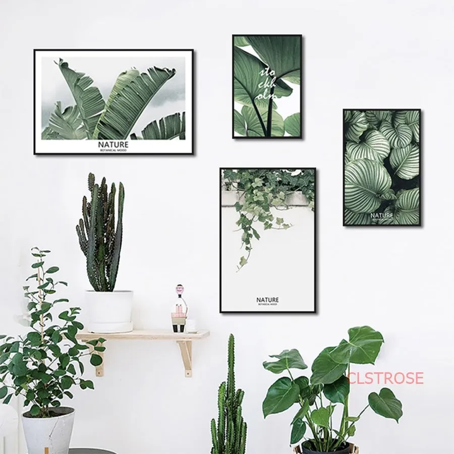 Fresh Green Plant Nordic Wall Art