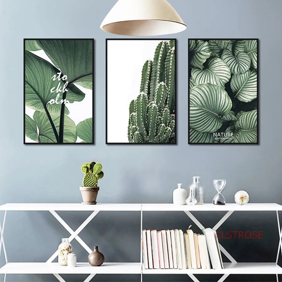 Fresh Green Plant Nordic Wall Art