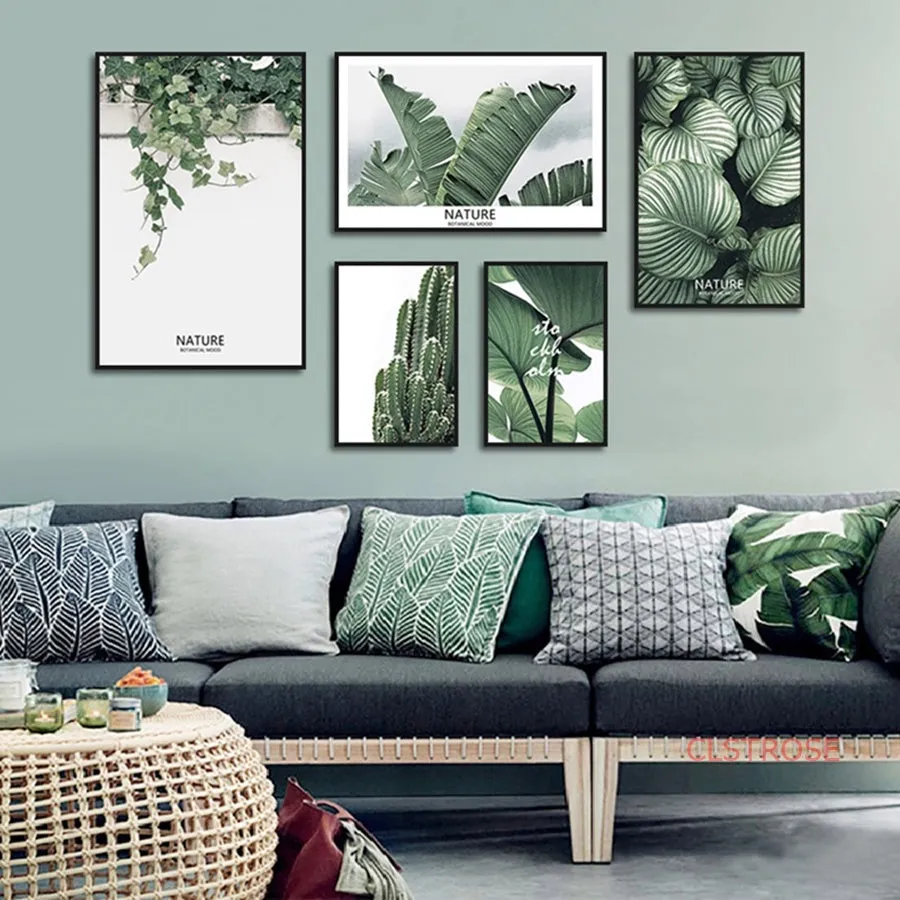 Fresh Green Plant Nordic Wall Art