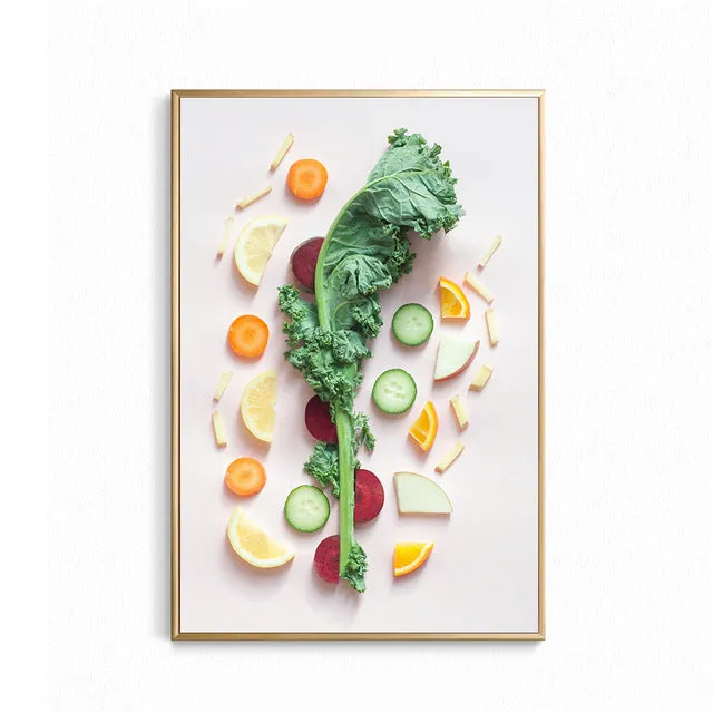 Fruit Vegetable Kitchen Wall Art