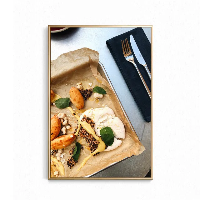 Fruit Vegetable Kitchen Wall Art